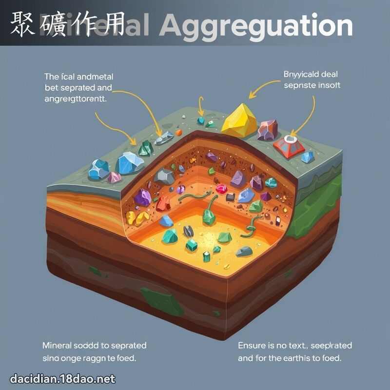聚礦作用 - 國語大辭典配圖
