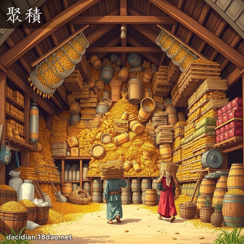 聚積 - 國語大辭典配圖