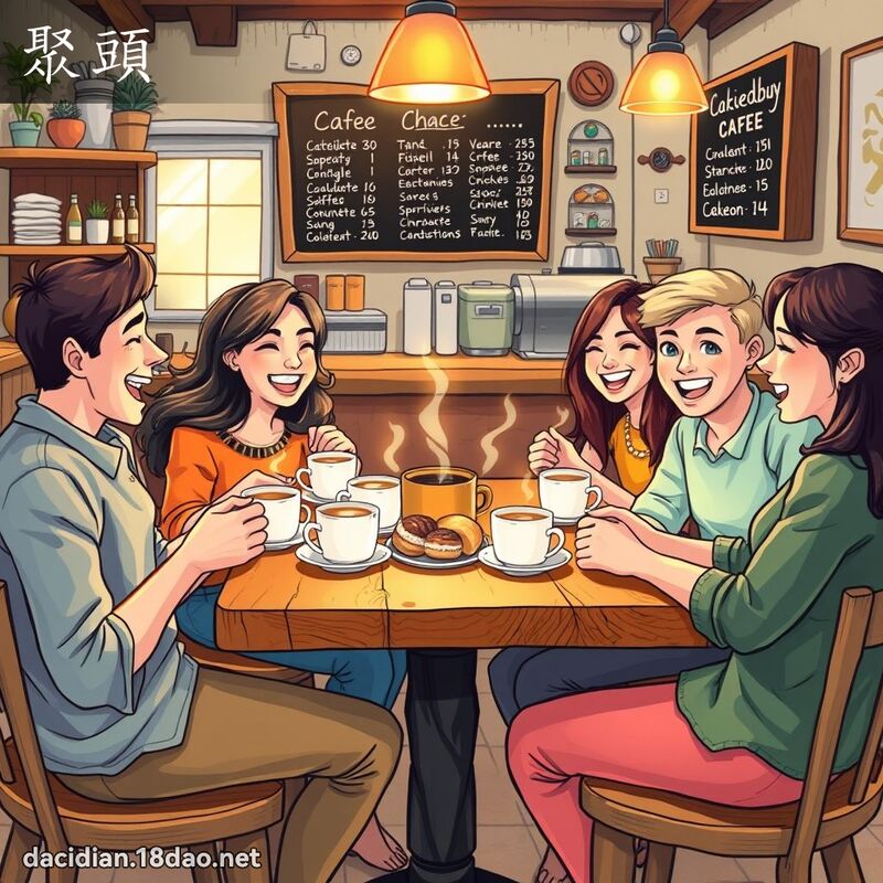 聚頭 - 國語大辭典配圖