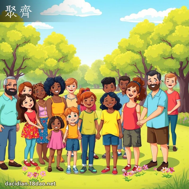 聚齊 - 國語大辭典配圖