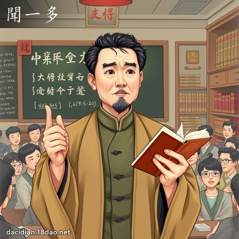 闻一多 - 国语大辞典配图