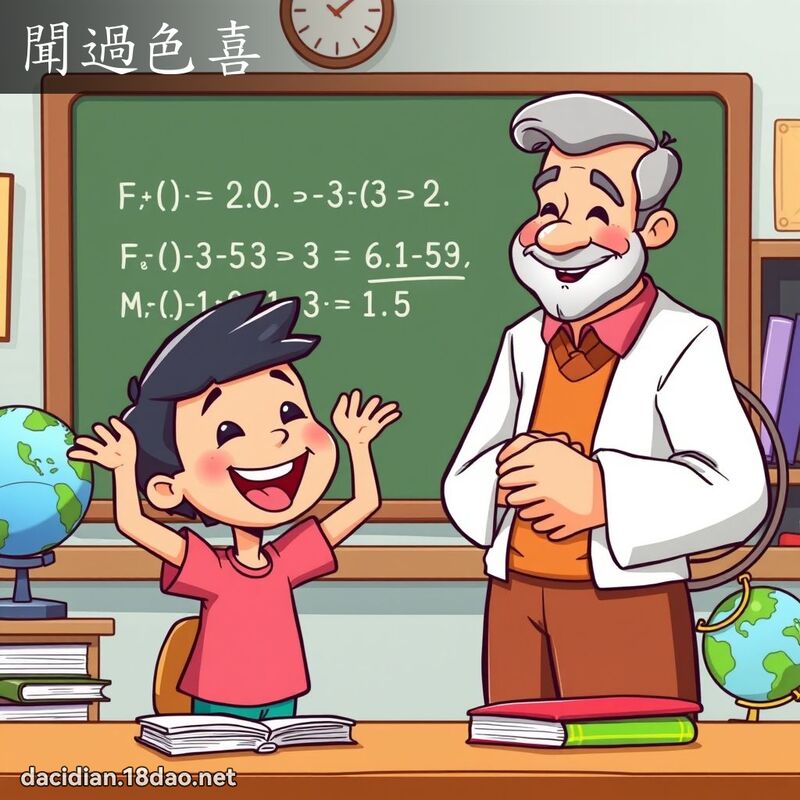 聞過色喜 - 國語大辭典配圖