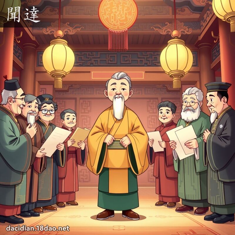 聞達 - 國語大辭典配圖