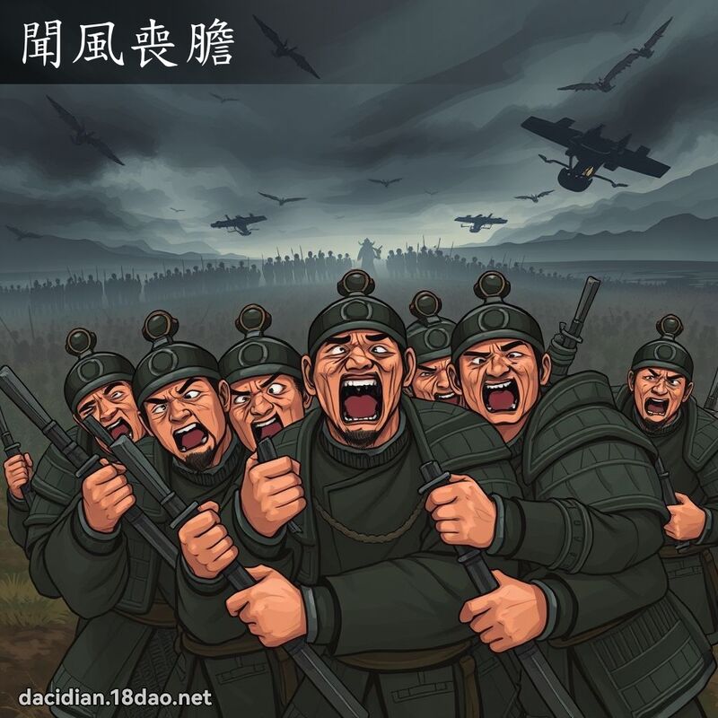 闻风丧胆 - 国语大辞典配图