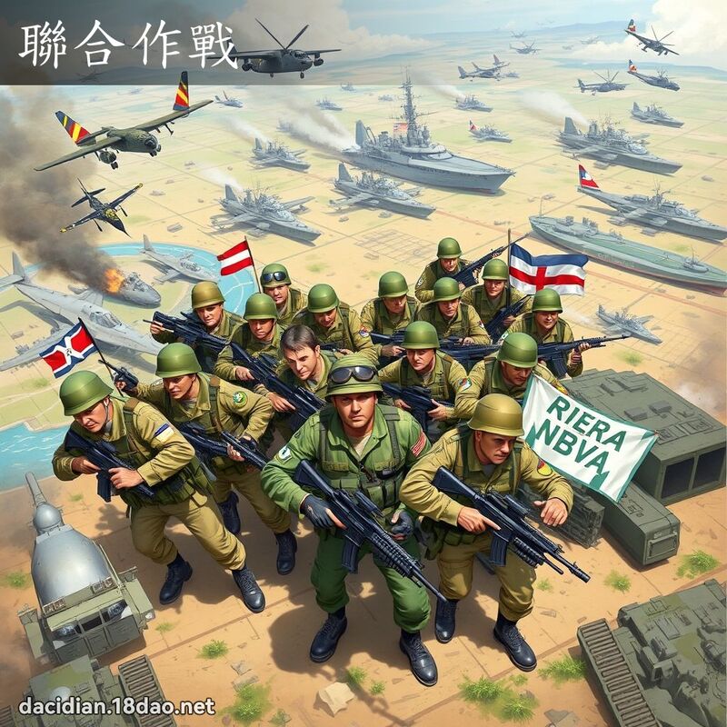 聯合作戰 - 國語大辭典配圖