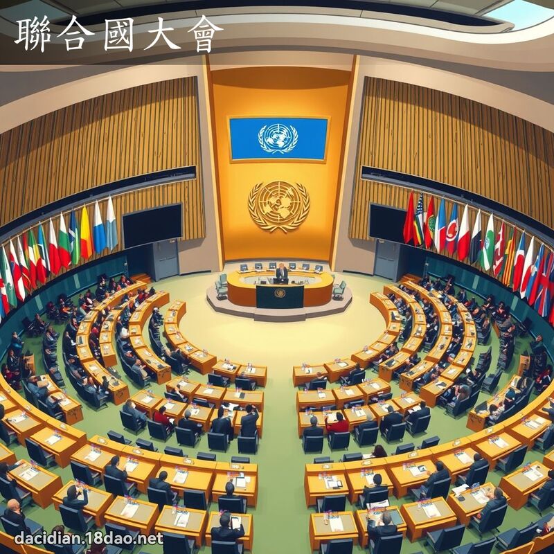 聯合國大會 - 國語大辭典配圖