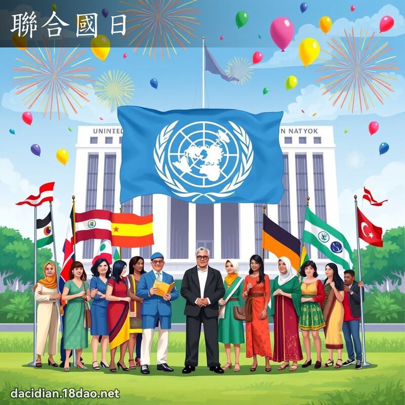 聯合國日 - 國語大辭典配圖