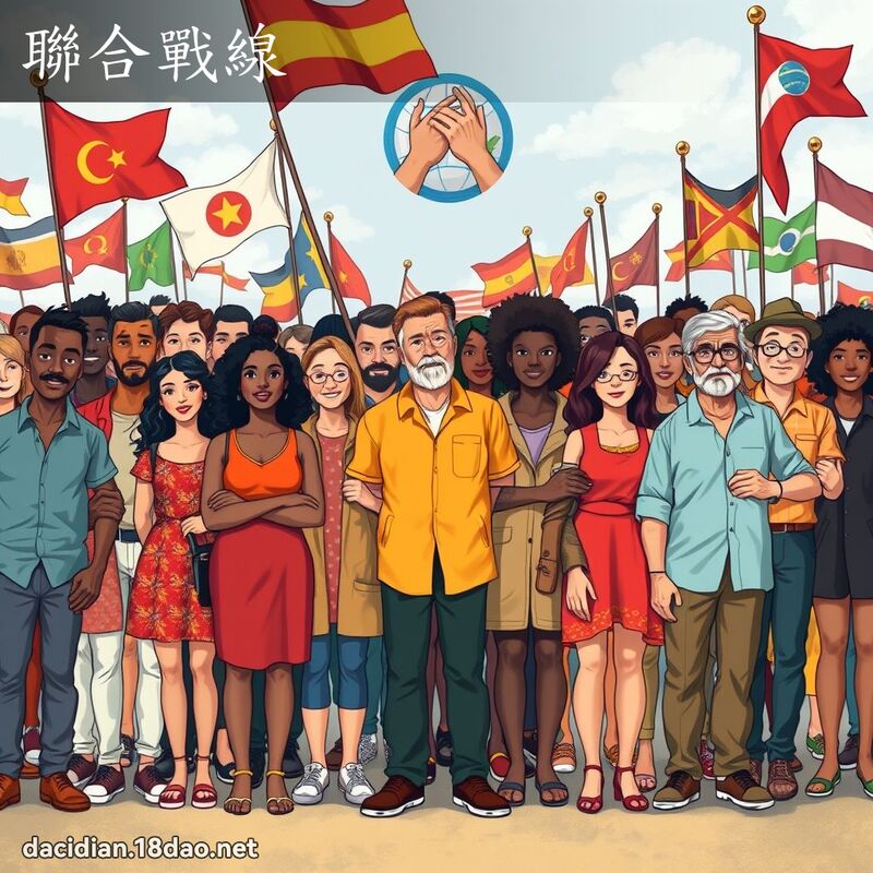 联合战线 - 国语大辞典配图