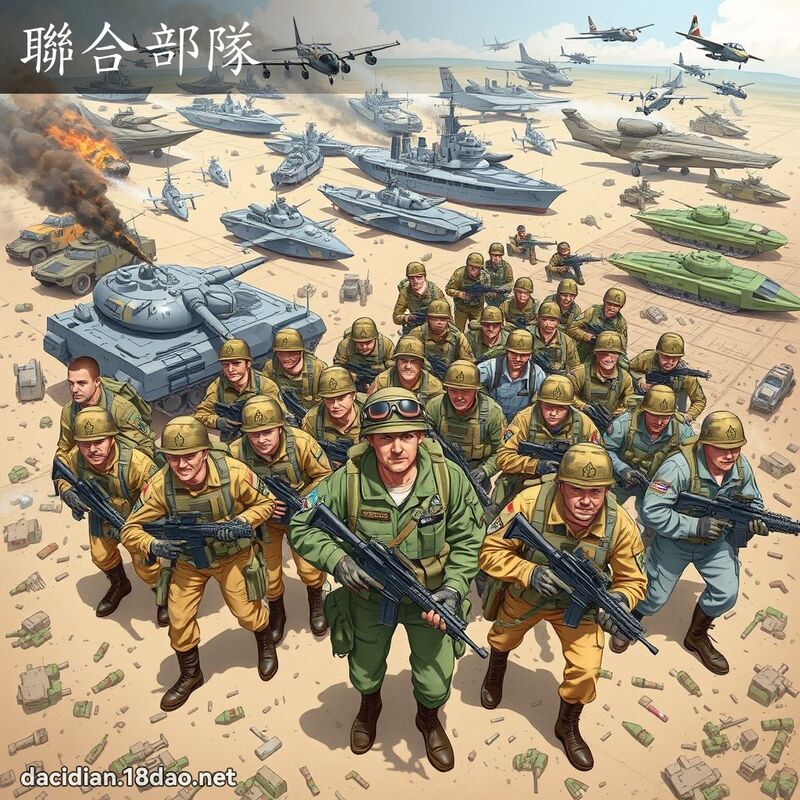 聯合部隊 - 國語大辭典配圖