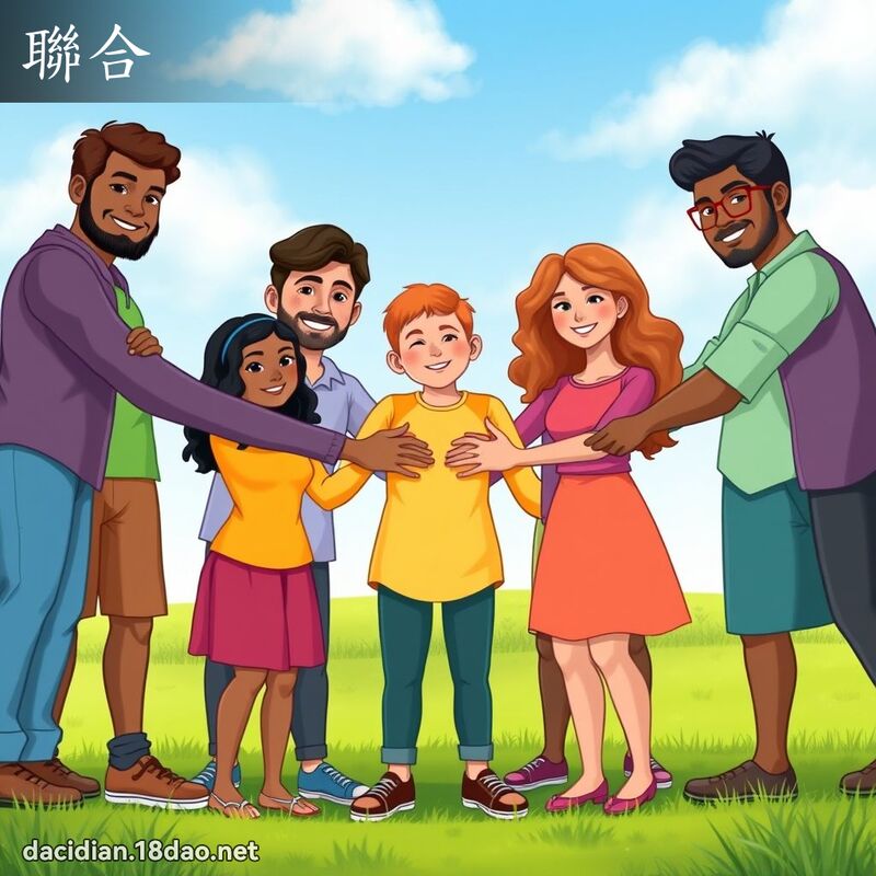 聯合 - 國語大辭典配圖