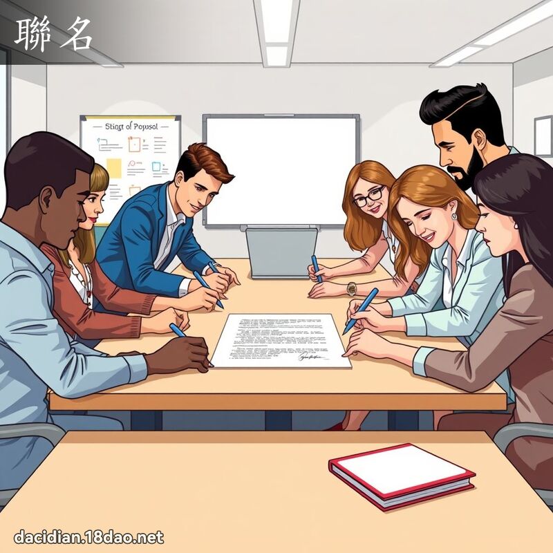 聯名 - 國語大辭典配圖