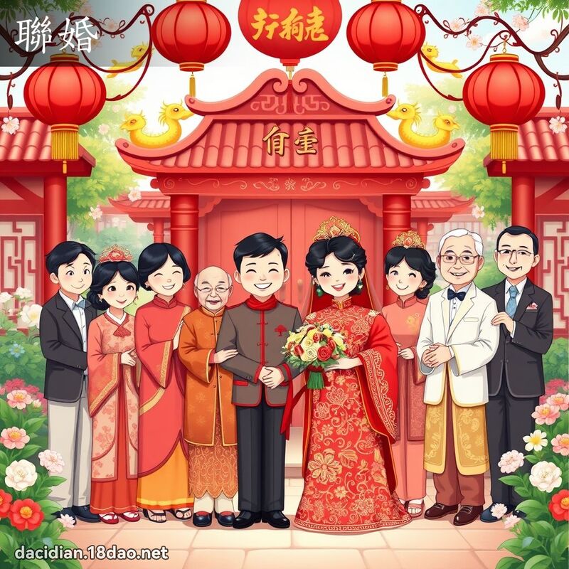 聯婚 - 國語大辭典配圖