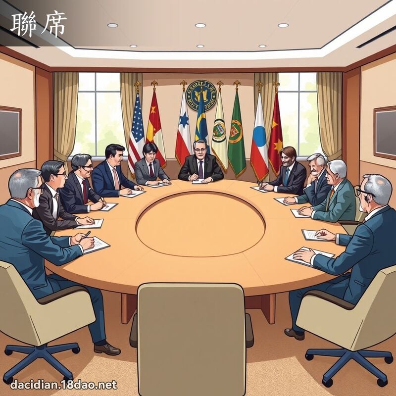 联席 - 国语大辞典配图