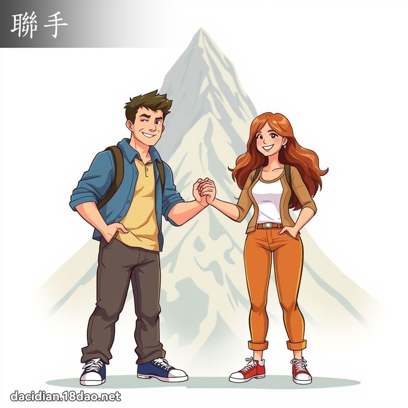 聯手 - 國語大辭典配圖