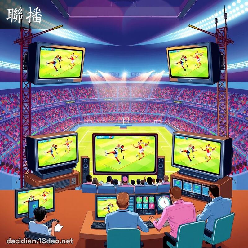 联播 - 国语大辞典配图