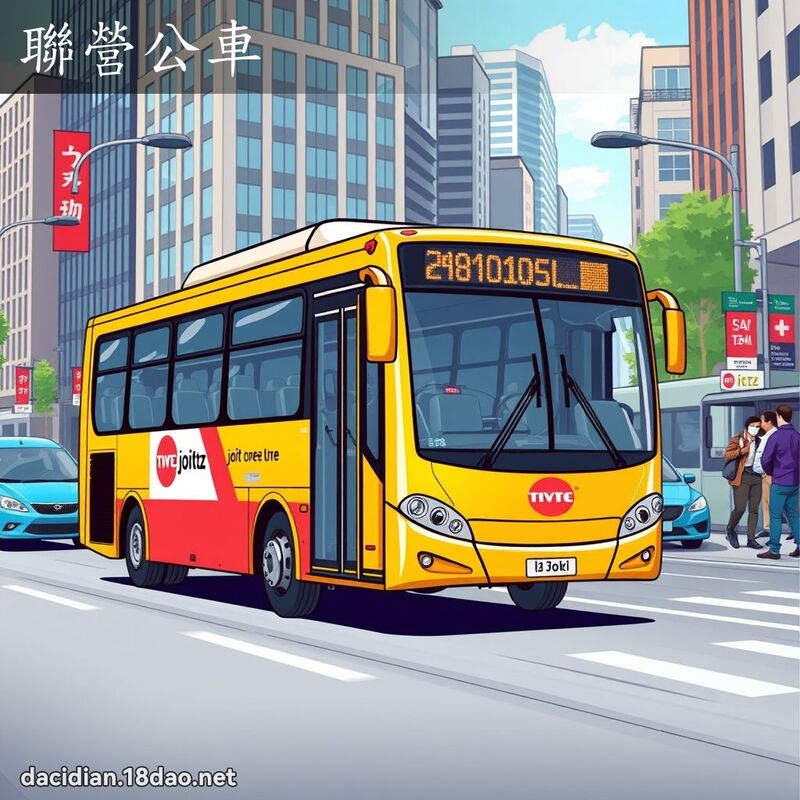 聯營公車 - 國語大辭典配圖