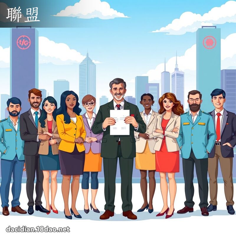 聯盟 - 國語大辭典配圖