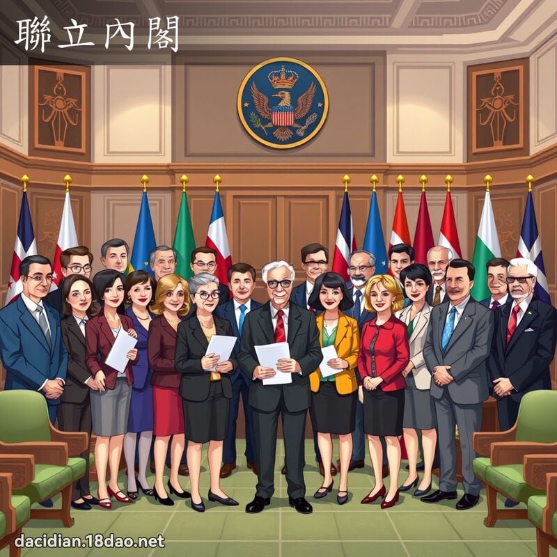 聯立內閣 - 國語大辭典配圖