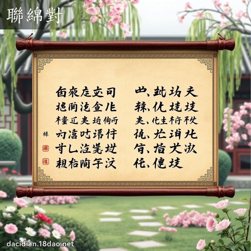 联绵对 - 国语大辞典配图