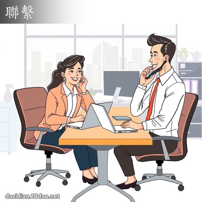 聯繫 - 國語大辭典配圖