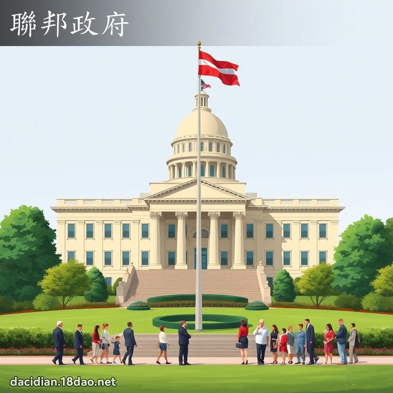 聯邦政府 - 國語大辭典配圖