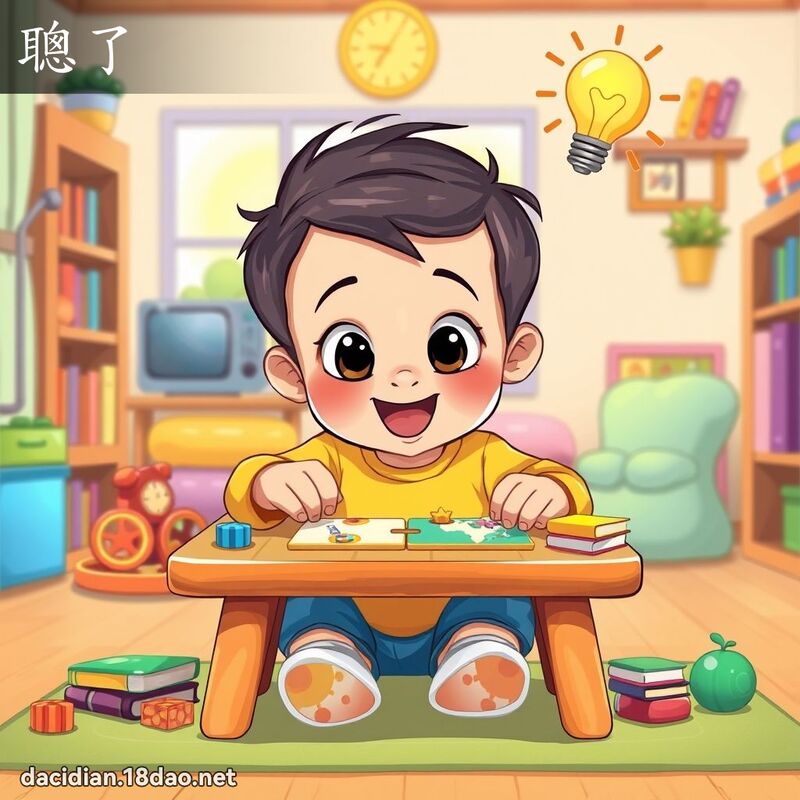 聪了 - 国语大辞典配图