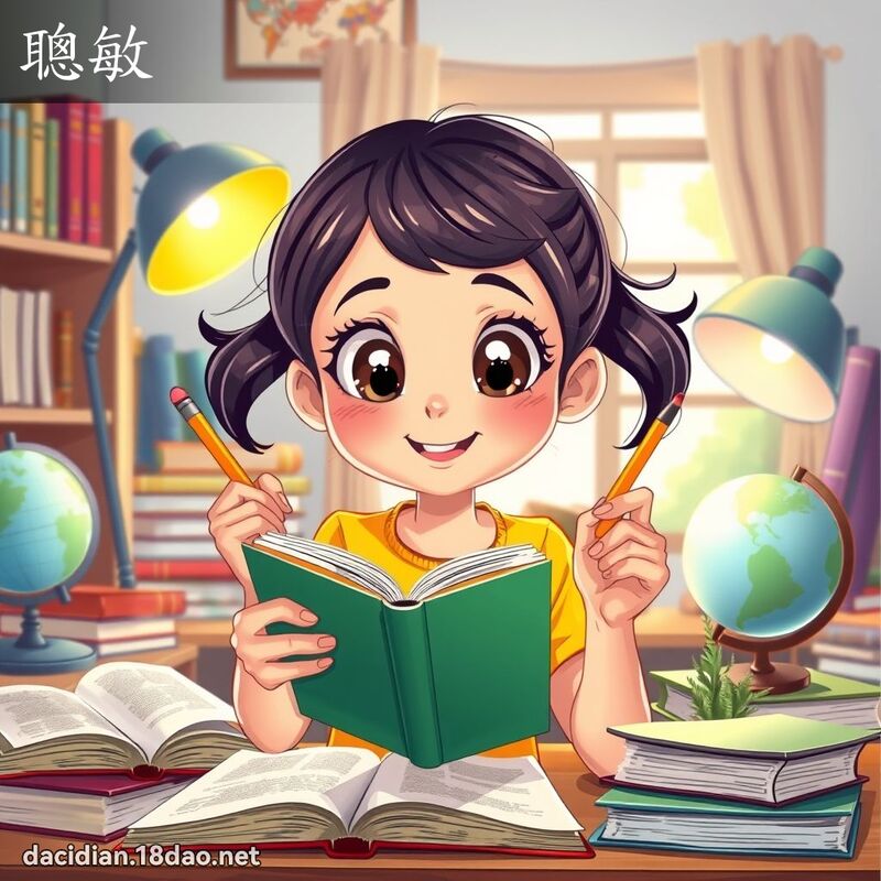 聪敏 - 国语大辞典配图