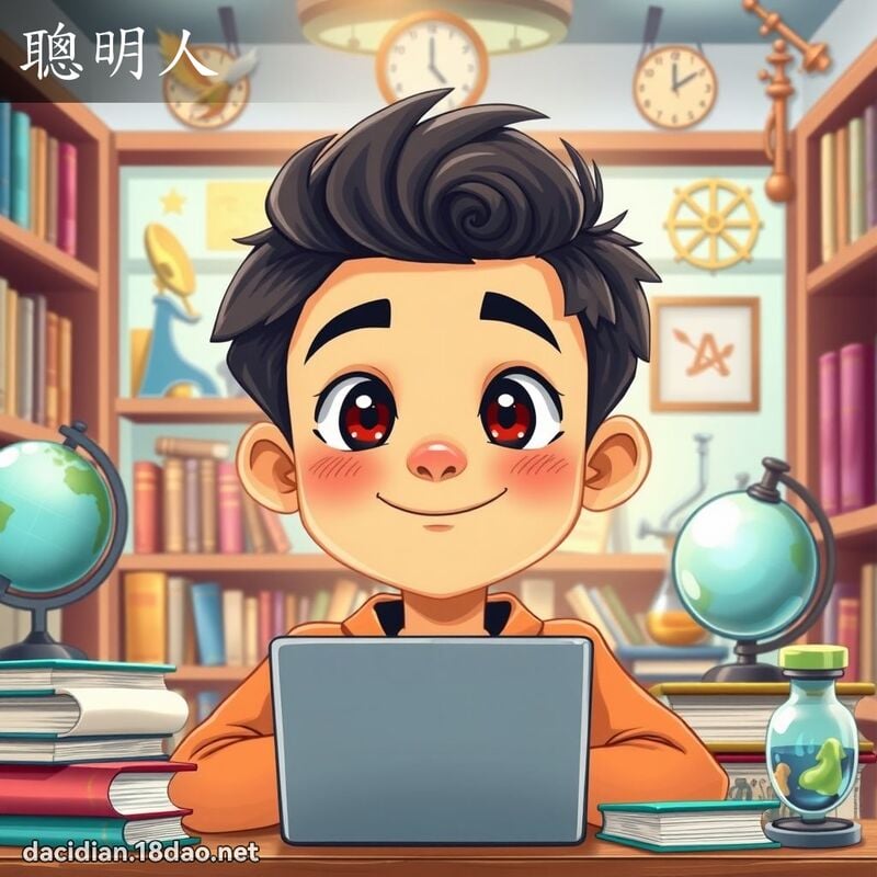 聰明人 - 國語大辭典配圖