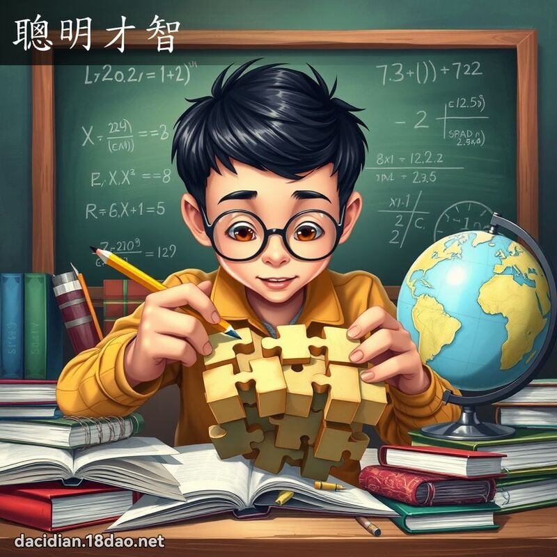 聪明才智 - 国语大辞典配图