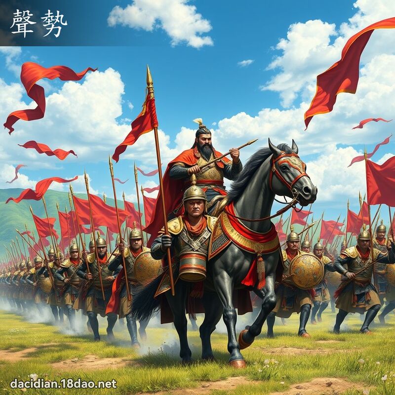 声势 - 国语大辞典配图