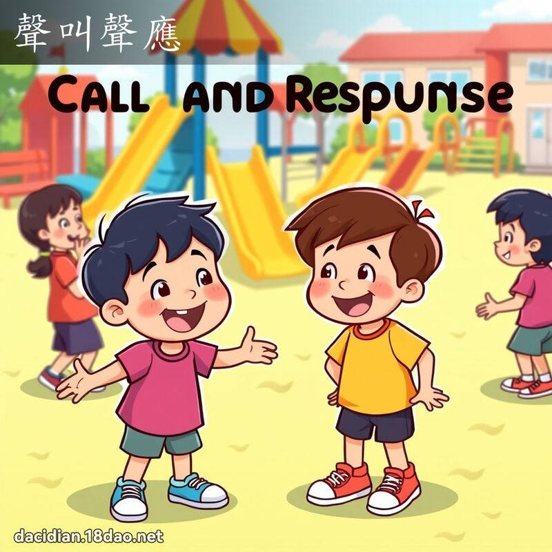 聲叫聲應 - 國語大辭典配圖