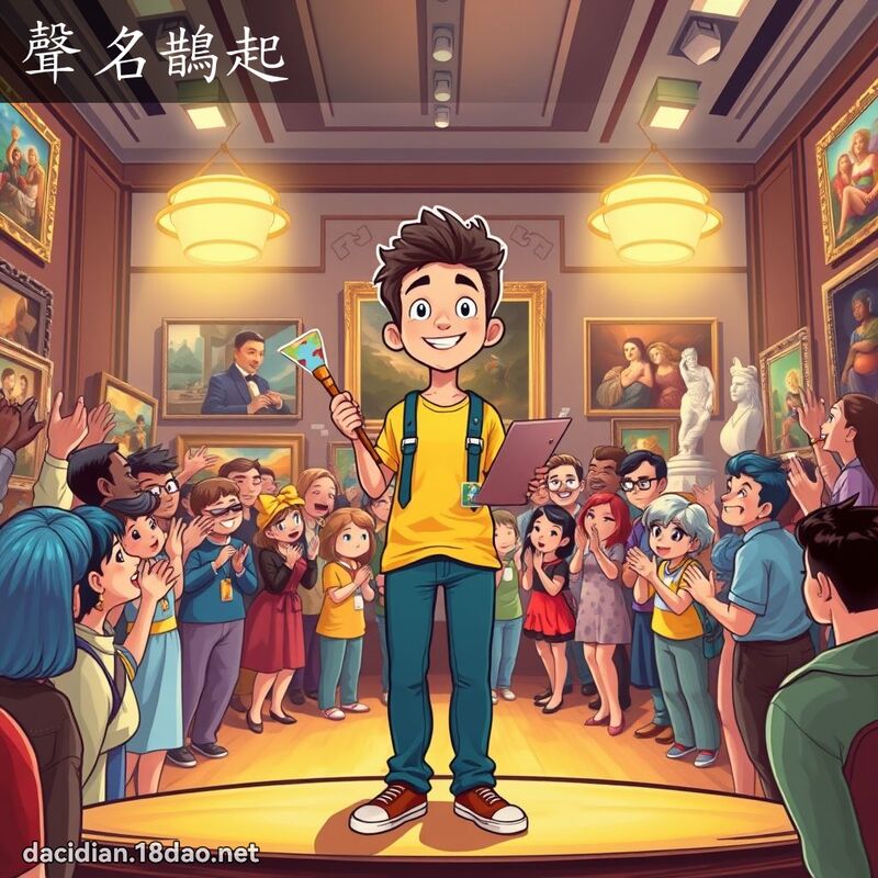 声名鹊起 - 国语大辞典配图