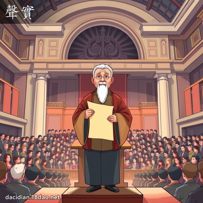 聲實 - 國語大辭典配圖