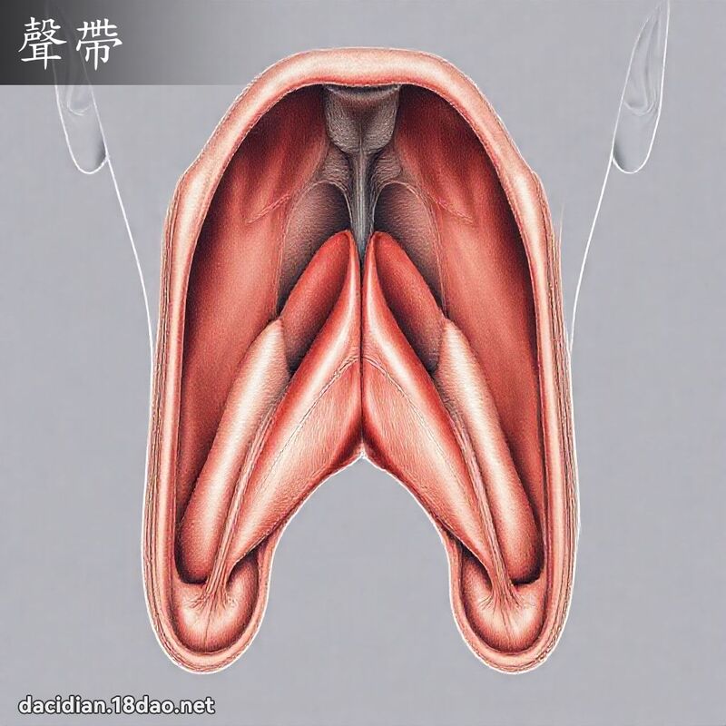 聲帶 - 國語大辭典配圖