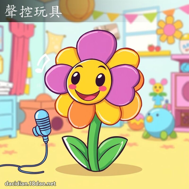 聲控玩具 - 國語大辭典配圖