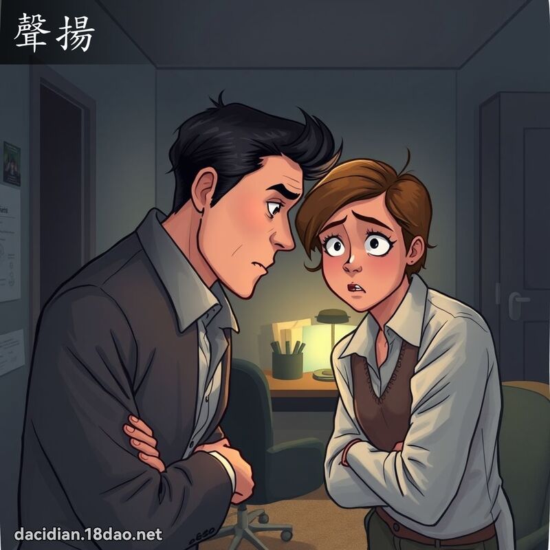 聲揚 - 國語大辭典配圖
