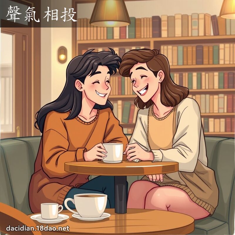 声气相投 - 国语大辞典配图