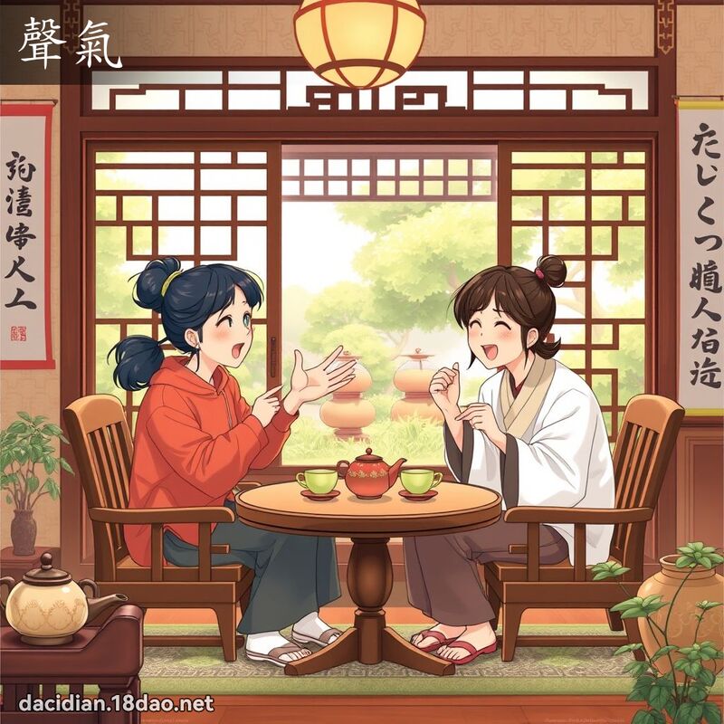 聲氣 - 國語大辭典配圖