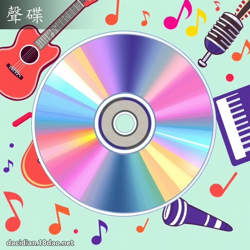聲碟 - 國語大辭典配圖