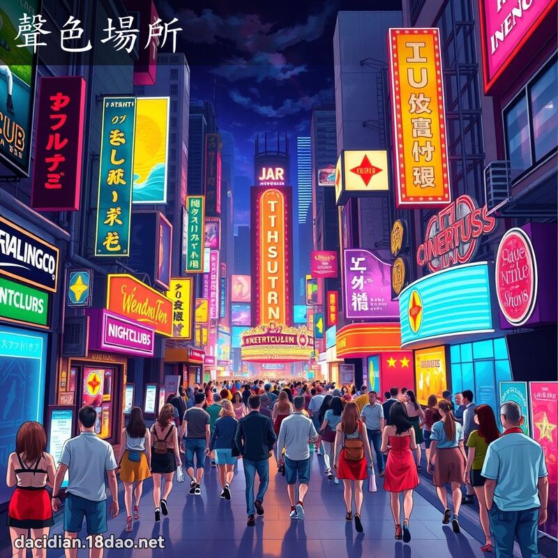 聲色場所 - 國語大辭典配圖