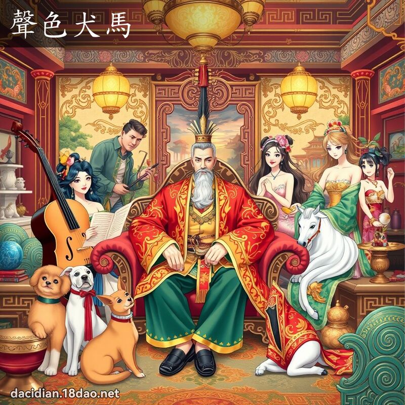 声色犬马 - 国语大辞典配图
