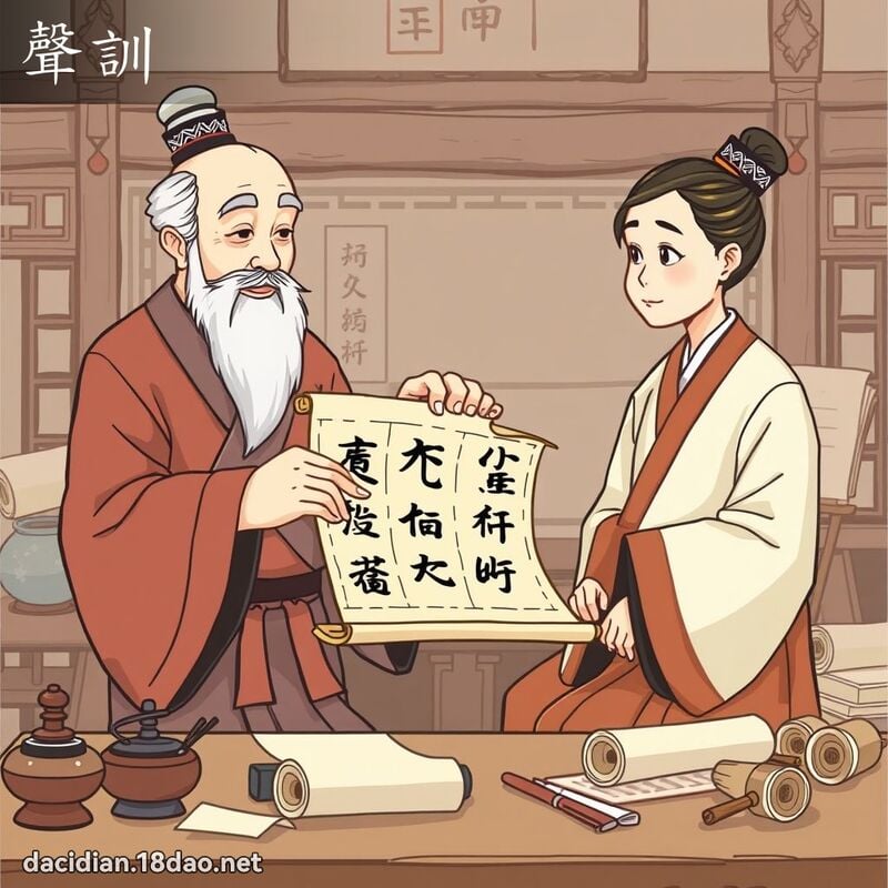 聲訓 - 國語大辭典配圖
