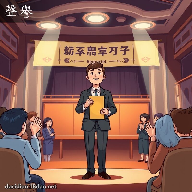 声誉 - 国语大辞典配图