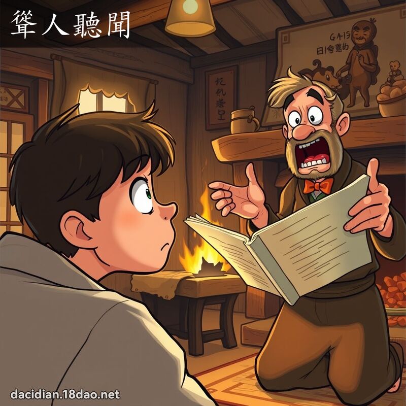 耸人听闻 - 国语大辞典配图