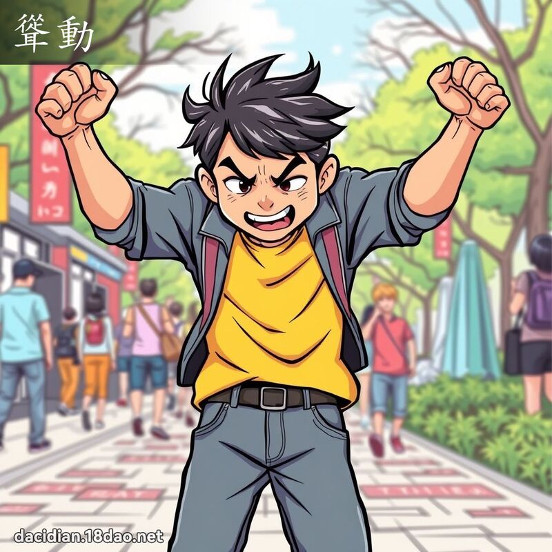聳動 - 國語大辭典配圖