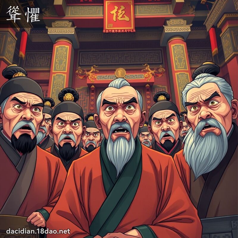 聳懼 - 國語大辭典配圖
