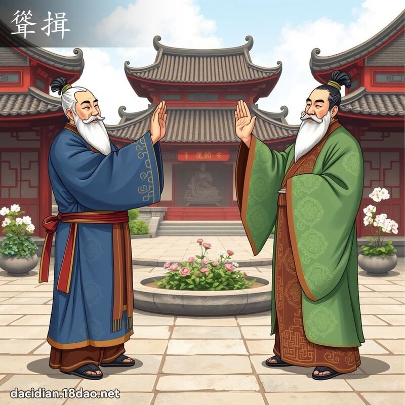 耸揖 - 国语大辞典配图