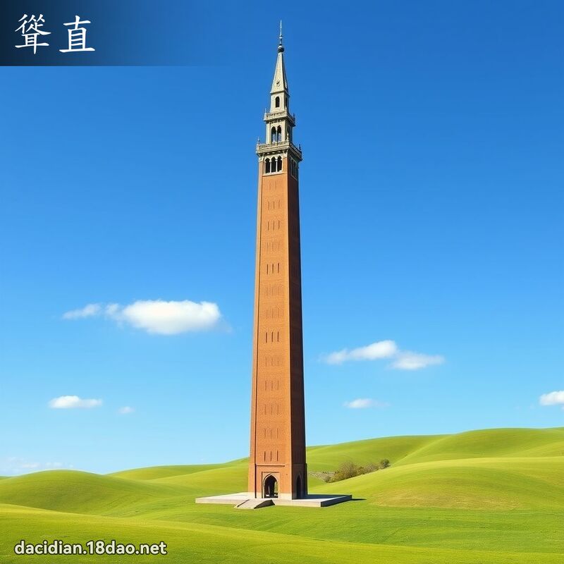 耸直 - 国语大辞典配图