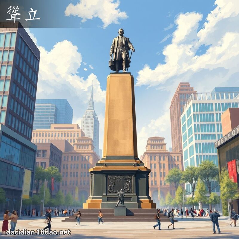 耸立 - 国语大辞典配图