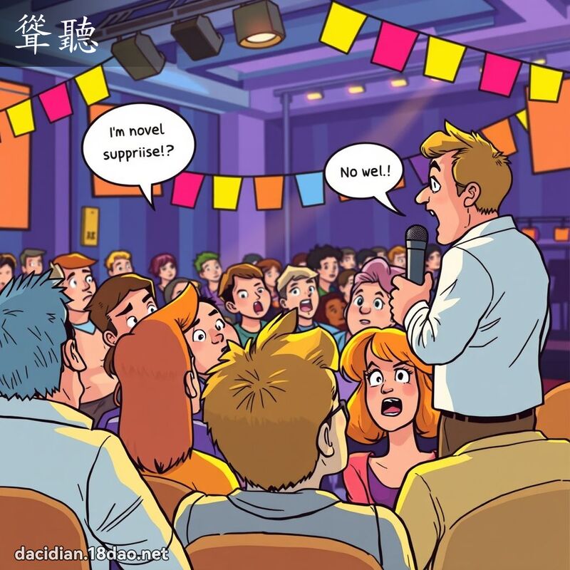 聳聽 - 國語大辭典配圖